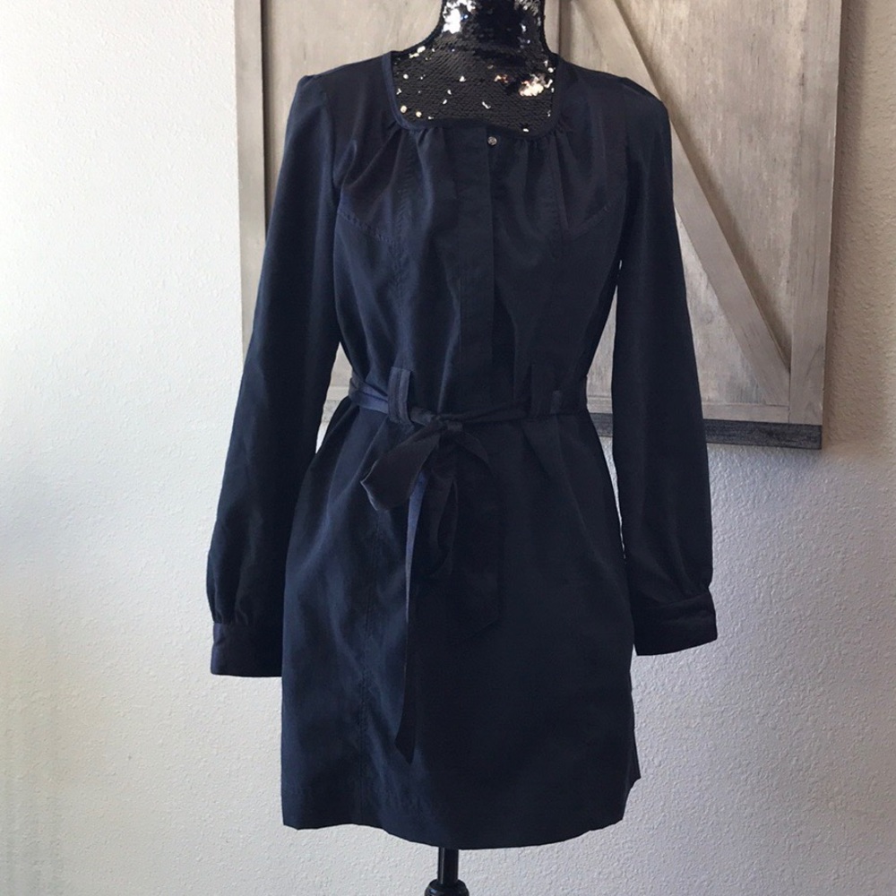 Ya Los Angeles Dark Shirt Dress Dark Navy